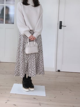 michiさん（レディース・157cm）の冬コーディネート