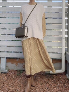 michiさん（レディース・157cm）の冬コーディネート