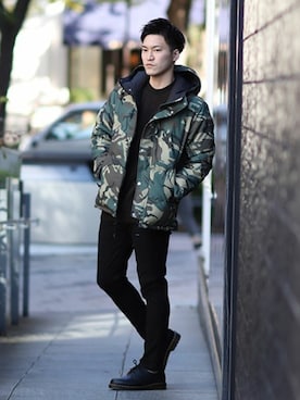 「JOURNAL STANDARD（ジャーナルスタンダード）のアイテム（ダウンジャケット/コート）」を使った、山ちゃんさん（メンズ・177cm）の秋コーディネート