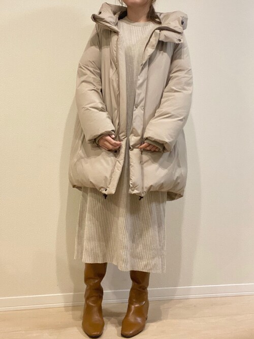 Plage プラージュ のダウンジャケット コートを使った人気ファッションコーディネート Sciaky