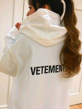 「vetements」｜「アイテム（その他アウター）」を使った、MAO☻さん（レディース・157cm）の冬コーディネート