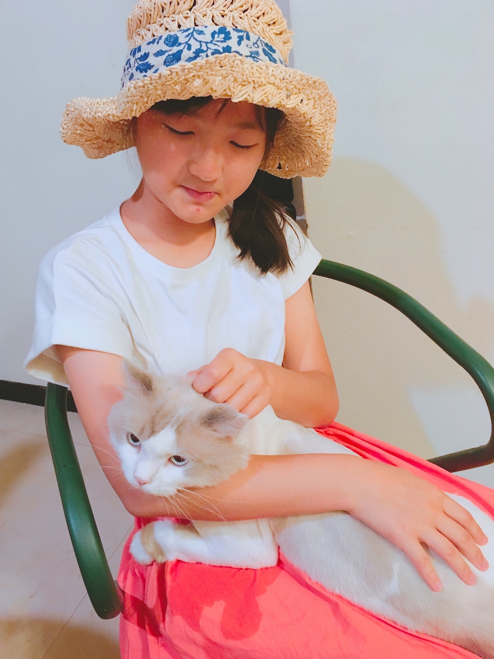 「ootd、夏、日系極簡」｜「GUのアイテム（チュニック、その他）」を使った、Chu Bibiさん（キッズ・145cm）の夏コーディネートの1枚目の写真