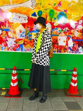 福士仙寿さん（メンズ・174cm）の秋コーディネート