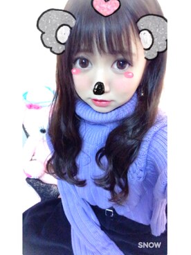 Aoi Minamiさん（レディース・155cm）の冬コーディネート