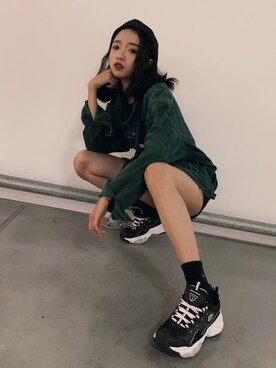 「丹寧」｜8.8.____さん（レディース・163cm）の春コーディネート