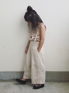 「5歳」｜「アイテム（バレエシューズ）」を使った、kokkoさん（キッズ・110cm）の夏コーディネート