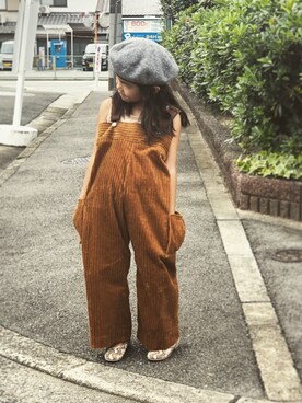 「5歳」｜「アイテム（バレエシューズ）」を使った、kokkoさん（キッズ・110cm）の秋コーディネート
