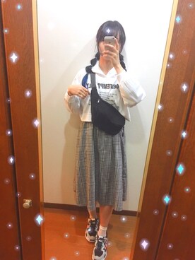 「fort point（フォーポイント）のアイテム」を使った、りりさん（レディース・163cm）の春コーディネート