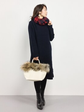 RINAさん（レディース・160cm）の冬コーディネート