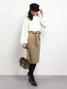 RINAさん（レディース・160cm）の冬コーディネート