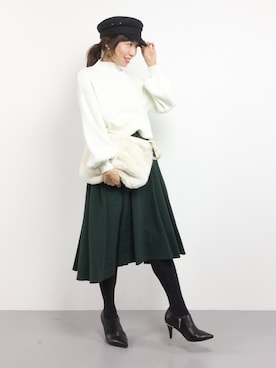 RINAさん（レディース・160cm）の冬コーディネート