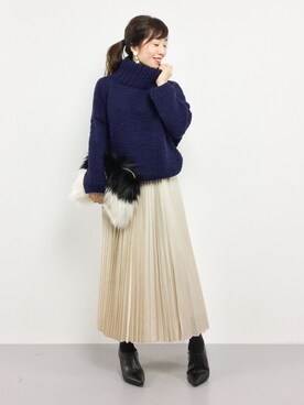 RINAさん（レディース・160cm）の冬コーディネート