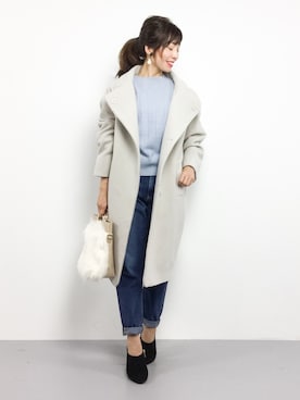 RINAさん（レディース・160cm）の冬コーディネート