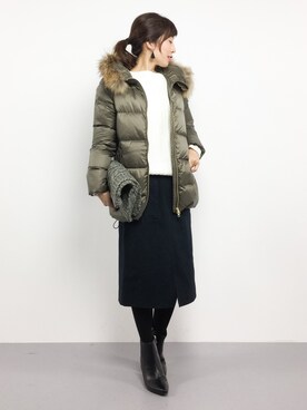 RINAさん（レディース・160cm）の冬コーディネート