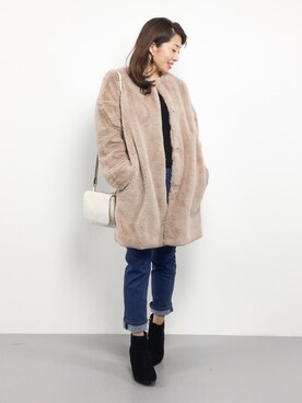 RINAさん（レディース・160cm）の冬コーディネート