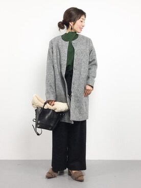 RINAさん(レディース・160cm)の冬コーディネート
