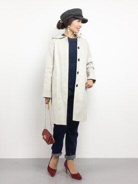 RINAさん（レディース・160cm）の冬コーディネート