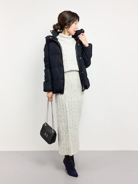 RINAさん（レディース・160cm）の冬コーディネート