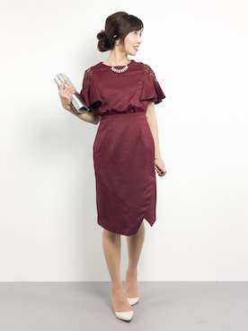 「je（ジェイイー）のアイテム」を使った、RINAさん（レディース・160cm）の冬コーディネート