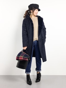 RINAさん（レディース・160cm）の冬コーディネート