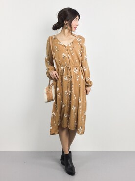 RINAさん（レディース・160cm）の冬コーディネート