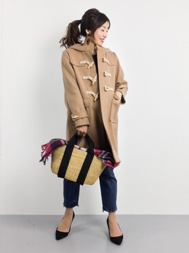 RINAさん(レディース・160cm)の冬コーディネート