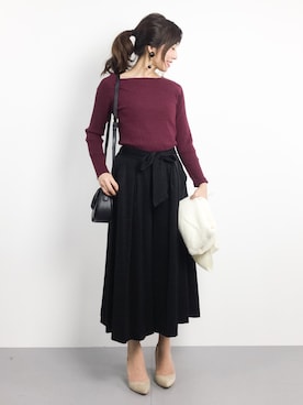 RINAさん（レディース・160cm）の冬コーディネート