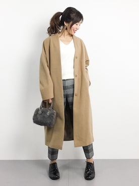 RINAさん（レディース・160cm）の冬コーディネート