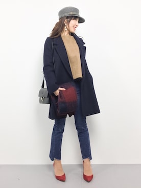 RINAさん（レディース・160cm）の冬コーディネート