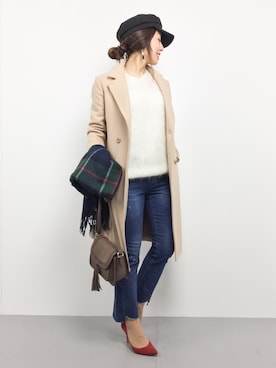 RINAさん（レディース・160cm）の冬コーディネート