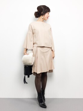 RINAさん（レディース・160cm）の冬コーディネート