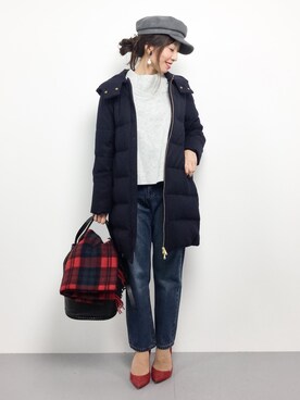RINAさん(レディース・160cm)の冬コーディネート