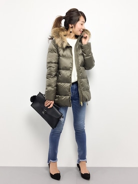 RINAさん（レディース・160cm）の冬コーディネート