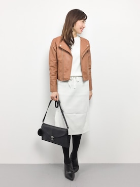 RINAさん（レディース・156cm）の冬コーディネート