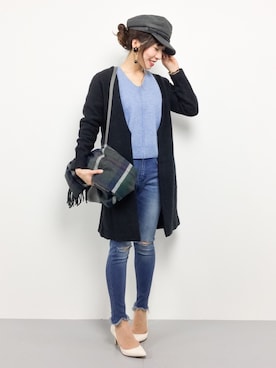 RINAさん（レディース・156cm）の冬コーディネート