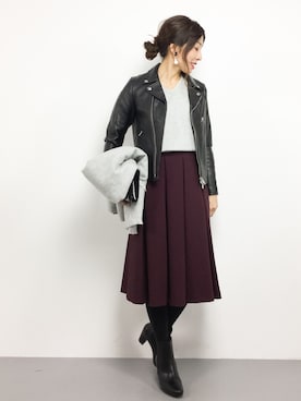 RINAさん（レディース・160cm）の冬コーディネート