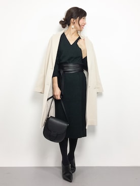 RINAさん（レディース・160cm）の冬コーディネート