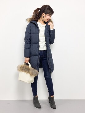 RINAさん(レディース・160cm)の冬コーディネート