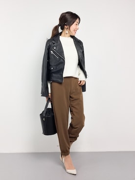 RINAさん（レディース・160cm）の冬コーディネート