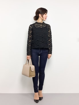 RINAさん（レディース・160cm）の冬コーディネート