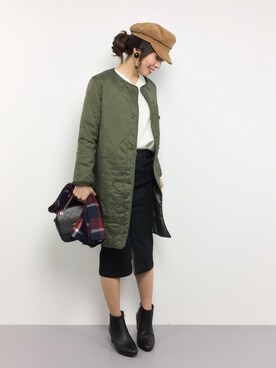 RINAさん(レディース・160cm)の冬コーディネート