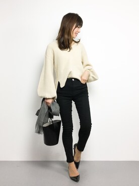 RINAさん（レディース・160cm）の冬コーディネート