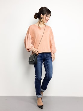 RINAさん（レディース・160cm）の冬コーディネート