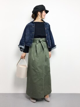 RINAさん(レディース・160cm)の冬コーディネート