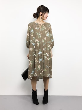 RINAさん(レディース・160cm)の冬コーディネート