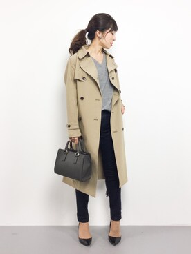 RINAさん(レディース・160cm)の冬コーディネート