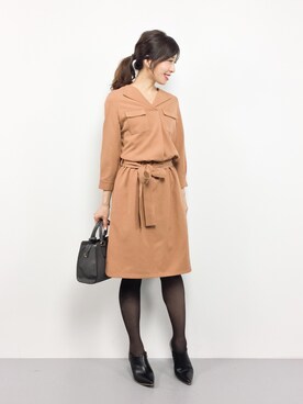 RINAさん（レディース・160cm）の冬コーディネート