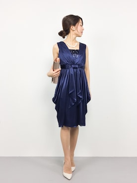 「Accessorize（アクセサライズ）のアイテム（クラッチバッグ）」を使った、RINAさん（レディース・160cm）の冬コーディネート