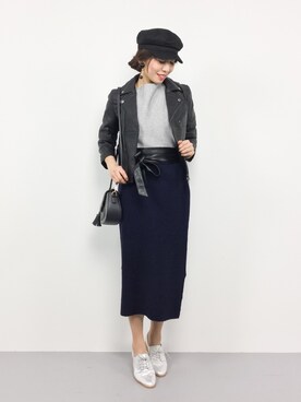 RINAさん（レディース・160cm）の冬コーディネート