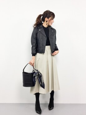 RINAさん（レディース・160cm）の冬コーディネート